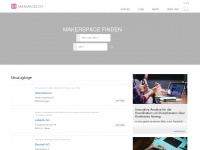 makerspaces.ch Webseite Vorschau