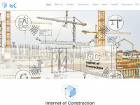 internet-of-construction.com Webseite Vorschau