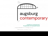 augsburg-contemporary.de Webseite Vorschau