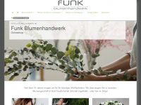 funk-blumen-shop.de Webseite Vorschau