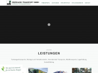 eberhard-transport.de Webseite Vorschau