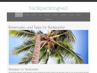 backpacking4all.com Webseite Vorschau