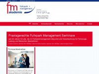 fuhrpark-management-akademie.de Webseite Vorschau