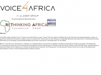 voice4africa.de Webseite Vorschau