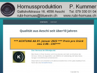 rubi-hornuss.ch Webseite Vorschau