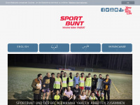 sportbunt.de Webseite Vorschau