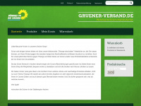 gruener-versand.de Webseite Vorschau