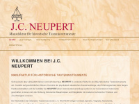 jc-neupert.de Webseite Vorschau