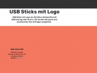 usb-stick-logo.de Webseite Vorschau