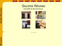 galerie-wigand.com Webseite Vorschau