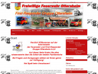 firstresponder-ottersheim.de Webseite Vorschau