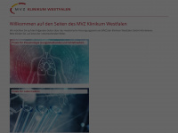 mvz-klinikum-westfalen.de Webseite Vorschau