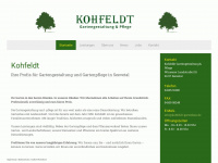 kohfeldt-gartenbau.de Webseite Vorschau