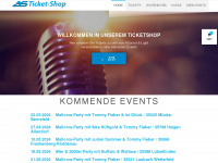 as-tickets.de Webseite Vorschau