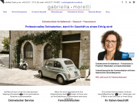 gabriella-moretti.de Webseite Vorschau