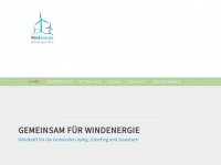windenergie-hofoldinger-forst.de Webseite Vorschau