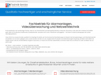 avn-technik-service.de Webseite Vorschau