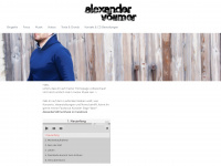 alexandervoellmermusik.de Webseite Vorschau