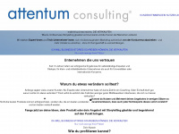 attentum-consulting.de Webseite Vorschau
