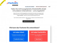 fachnetz.ch Webseite Vorschau