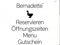 bernadette.ch Webseite Vorschau