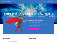 musikerhelden.de Webseite Vorschau