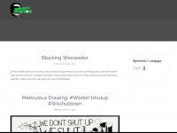 wedontshutup.org Webseite Vorschau