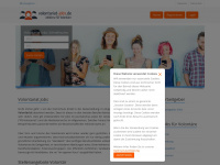 volontariat-jobs.de Webseite Vorschau