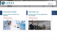 lorek-personal.com Webseite Vorschau