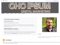 ohoipsum.de Webseite Vorschau