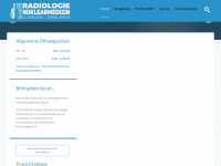 duisburg-radiologie.de Webseite Vorschau