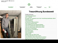 tresor-oeffnung.com Webseite Vorschau