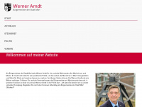 werner-arndt.info Webseite Vorschau