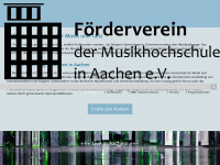 musikhochschule-in-aachen.de Webseite Vorschau
