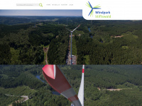 windpark-stiftswald.de Webseite Vorschau