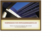 sammelkiste.ch Webseite Vorschau