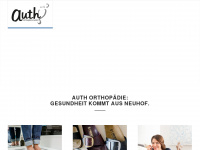 auth-ortho.de Webseite Vorschau