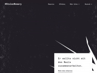 stolenmemory.org Webseite Vorschau