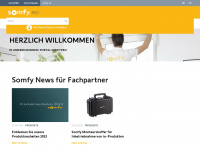 somfypro.ch Webseite Vorschau