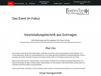 boehm-ton.com Webseite Vorschau
