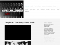 44-partyband.de Webseite Vorschau