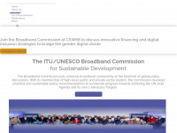 broadbandcommission.org Webseite Vorschau