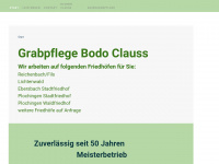 clauss-grabpflege.de Webseite Vorschau