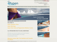 aspenaestheticclinics.co.uk Webseite Vorschau