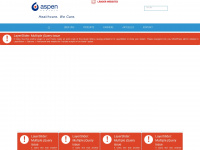 aspenpharma.at Webseite Vorschau