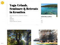lovin-croatia-retreats.yoga Webseite Vorschau
