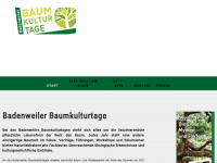 baum-kulturtage.de Webseite Vorschau
