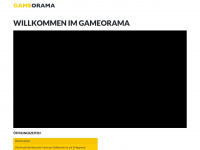 gameorama.ch Webseite Vorschau