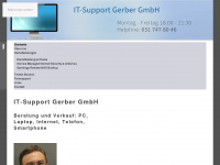it-supportgerber.ch Webseite Vorschau