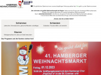 hamberger-weihnachtsmarkt.de Webseite Vorschau